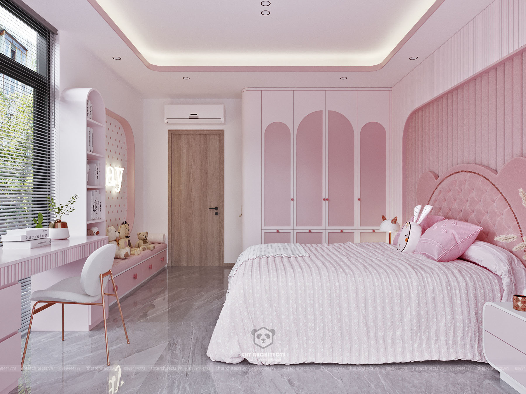 tht architects - Trường villa Bình Thuận - phòng ngủ con 03